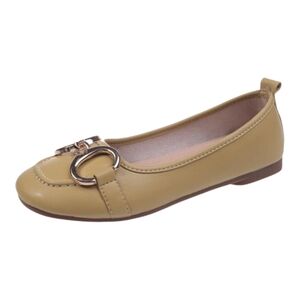 Elegant Tan Women's Flats